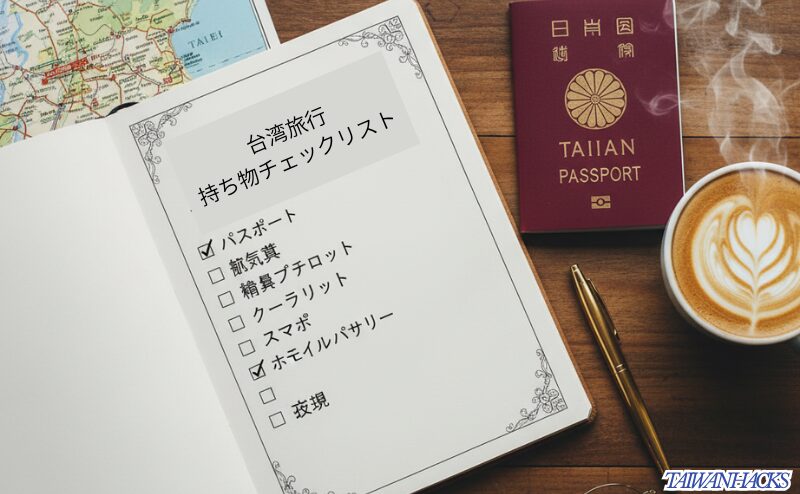 まずは結論!台湾旅行持ち物チェックリスト