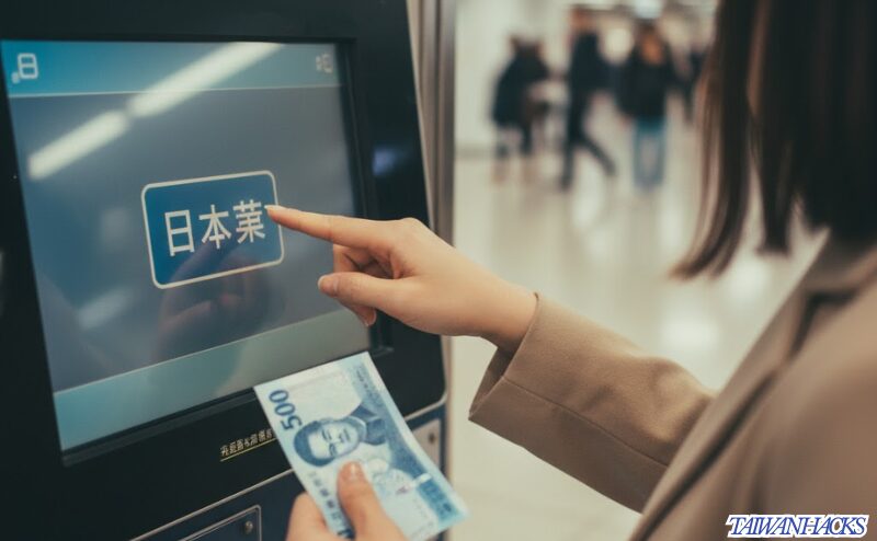 台北MRT駅の券売機で悠遊カード(EasyCard)にチャージする手順